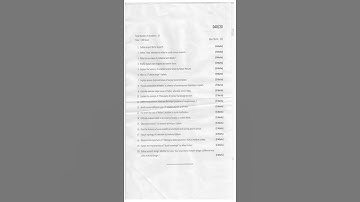 Kerala PSC Descriptive Question Paper ASSISTANT PROFESSOR SOCIOLOGY 2020