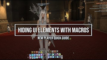FFXIV: HUD - Hiding UI Elements With Macros - New Player Guide