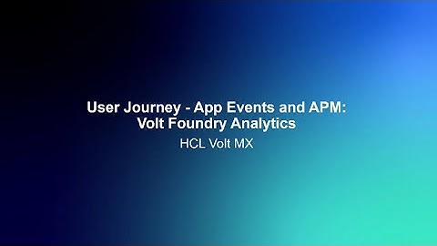 User Journey and Events- Volt Foundry Analytics