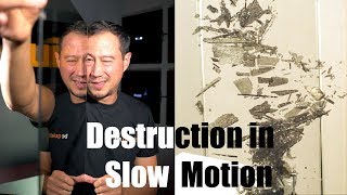 Tempered glass destruction in slow motion | be quiet!