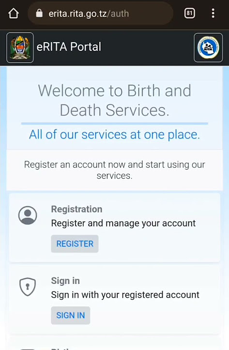 RITA REGISTRATION