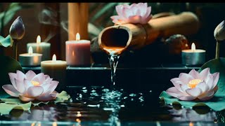Bamboo Water Fountain Healing 24/7 | Relaxing Music with Nature Sounds – Bamboo Water Fountain