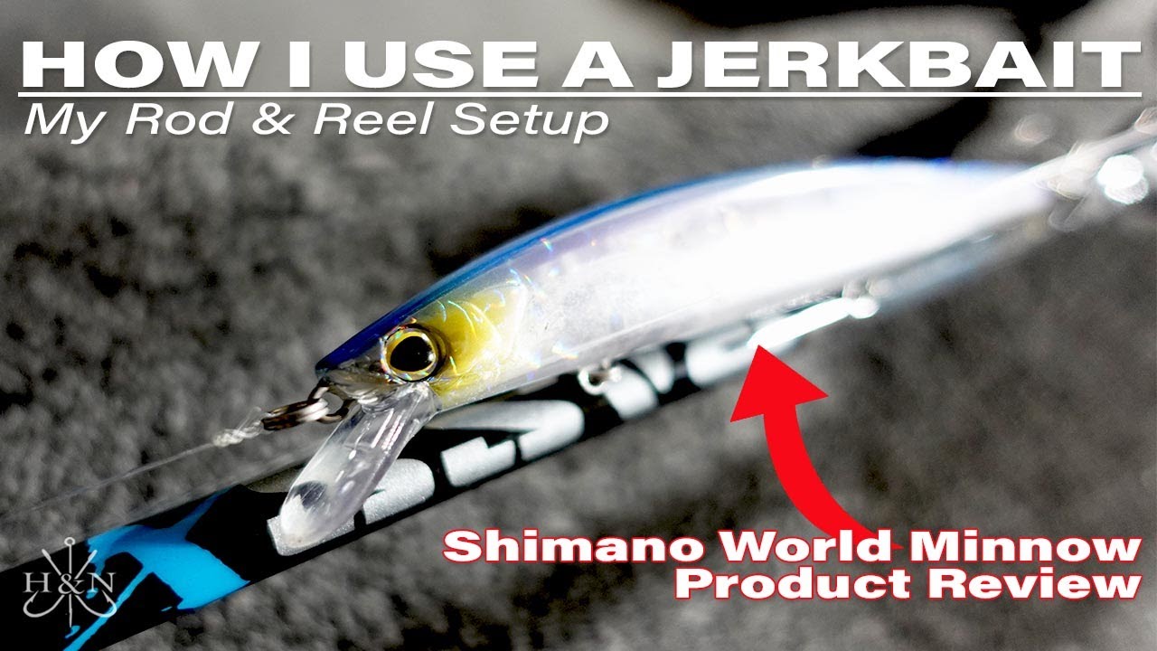 How I Use a Jerkbait  Shimano World Minnow Flash Boost Jerkbait Product  Review 