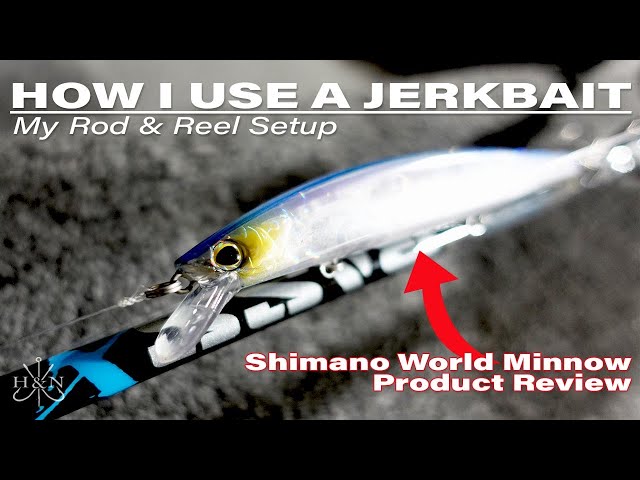 How I Use a Jerkbait  Shimano World Minnow Flash Boost Jerkbait Product  Review 