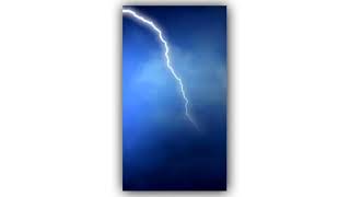 Lightning Thunder ⚡ Black Screen Effect | Template Video Background Full Screen | Kinemaster Thunder