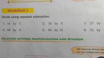DAV Class 3 unit 5 worksheet 2 ।। Math class 3 chapter 5 worksheet 2 dav public school