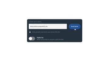 Olink® Insight | Share lists