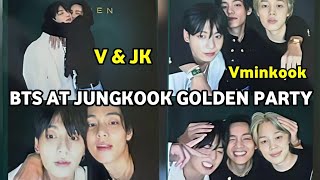 Bts Taehyung & Jimin And Rm At Jungkook's Private Listening Party For Golden Album 2023