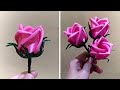 How to make Satin ribbon flower | DIY