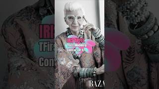 Iris Apfel: First Modeling Contract At 97 #irisapfel #fashionicon #trending #viralvideo