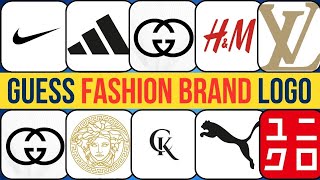 GUESS THE LOGO IN 3 SECONDS | 50 FAMOUS CLOTHING BRAND LOGOS | FASHION BRANDS LOGO CHALLENGE