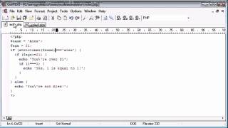 PHP TUTORIAL 8- Indentation
