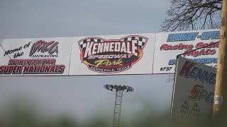 Race postponed after an died while responding to a crash on the course on Saturday