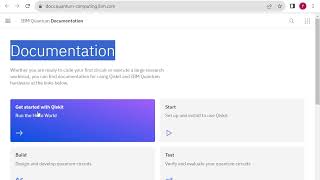 IBM Quantum Learning