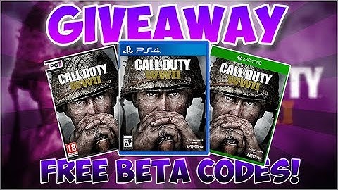 WW2 BETA CODE GIVEAWAY!