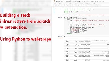 Building a Stock Infrastructure - Datasets and Web Scraping w/ Python - 1