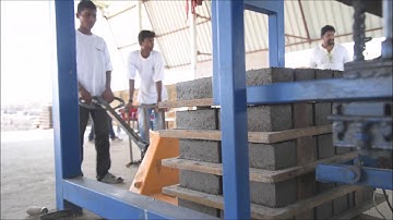 DONGYUE  QT4-15 AUTOMATIC  FLYASH/CONCRETE  BRICK MACHINE ( UPGRADED IN  2020 )