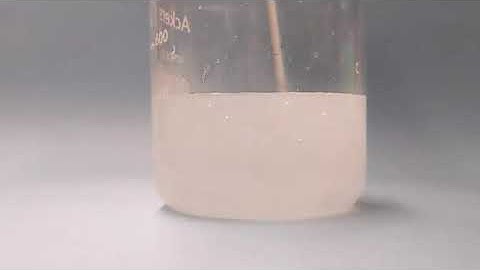 Calcium chloride and sodium carbonate chemical reaction (2nd version)