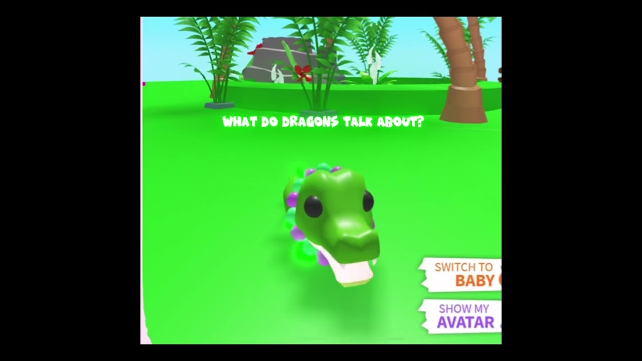 a talking dragon in adopt me???