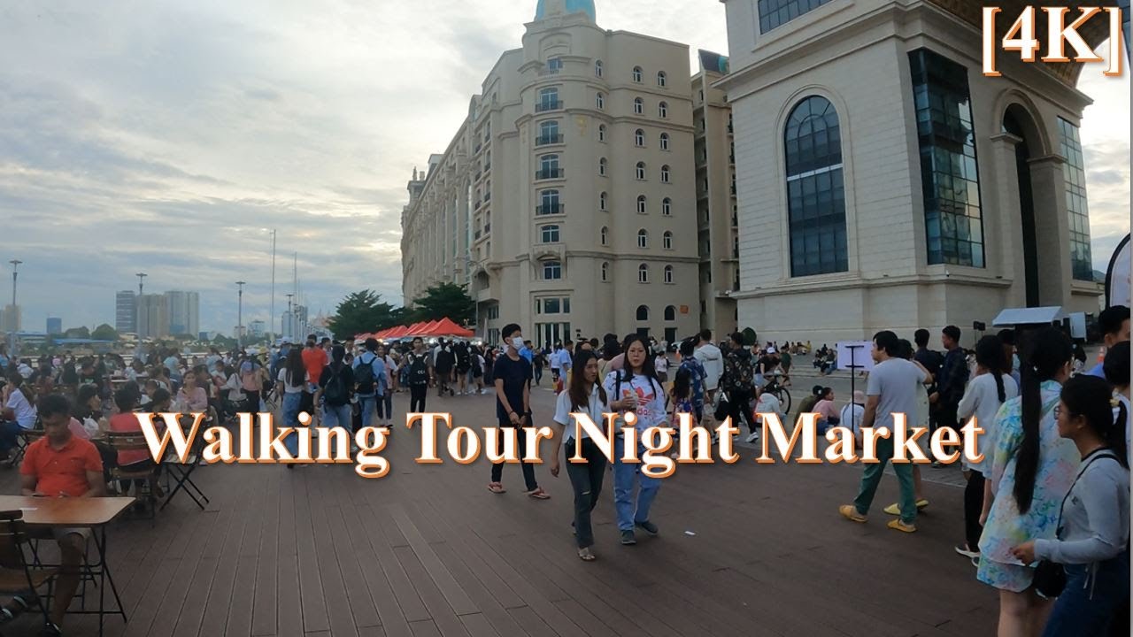 Evening Walking Tour Night Market Koh Pich City | Phnom Penh