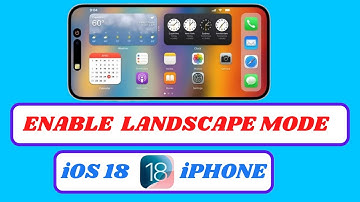 How to Turn On Landscape Mode on iPhone (iOS 18) | Enable Screen Rotation Easily in 2025!