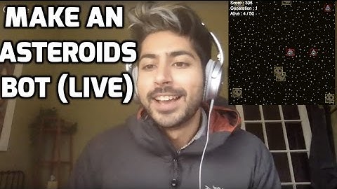 How to Make an Asteroids Game Bot (LIVE)