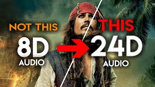He's a Pirate [24D Audio || Not 8D/16D]🎧 | Pirates of the Caribbean | Hans Zimmer & Dimitri Vegas