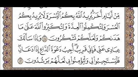 صفحة 28 من القرآن الكريم مكررة 10 مرات بصوت الشيخ فارس عباد