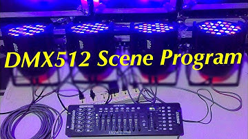 DMX512 Scene Program by SDSS pinoy vlog