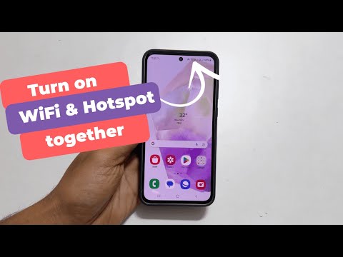 Samsung Galaxy A55 5G: How to use wifi and hotspot at same time