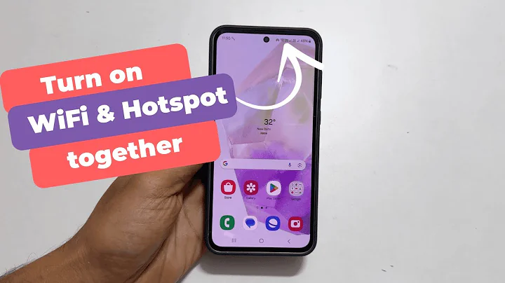 Samsung Galaxy A55 5G:  How to use wifi and hotspot at same time