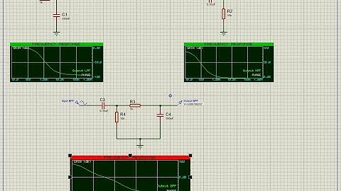SIMULASI RANGKAIAN LPF, HPF, DAN BPF MENGGUNAKAN PROTEUS 8.17