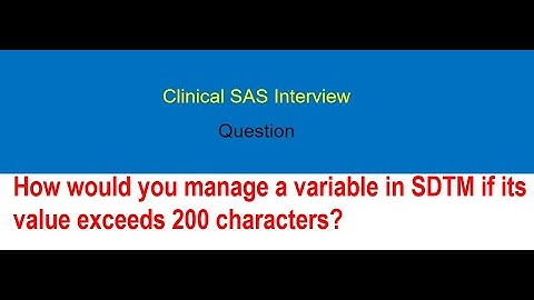How would you manage a variable in SDTM if its value exceeds 200 characters?