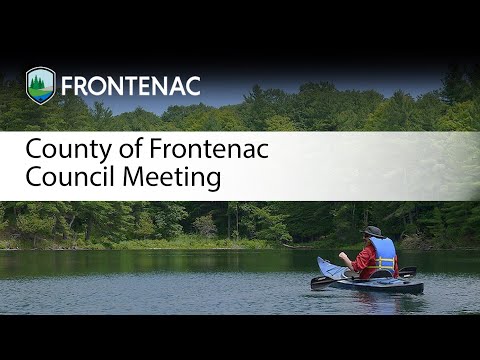 Special Frontenac County Council meeting - Communal services business case study