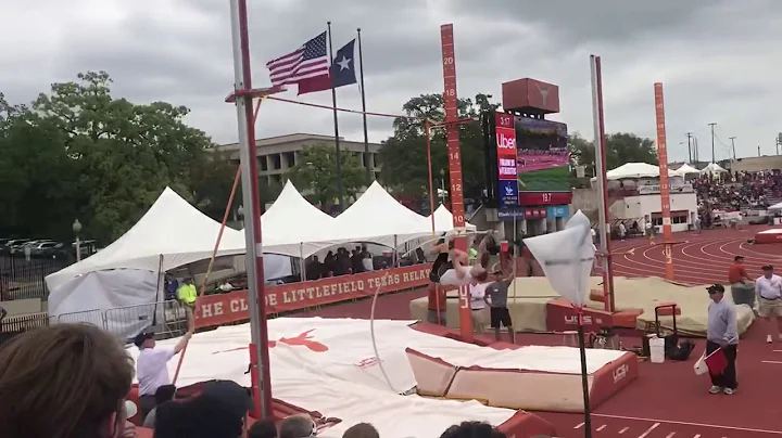 Walker Rudisaile 2019 Texas Relays 16 foot attempt