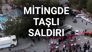 @NTV  Ekrem İmamoğlu'na mitingde taşlı saldırı