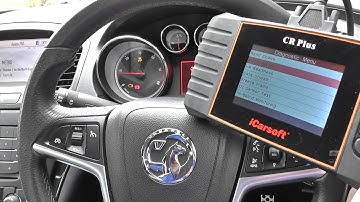 Vauxhall Opel Check Engine Warning Reset iCarsoft CR PLUS