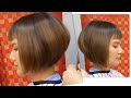 Sweet Bob haircut ตัดผมบ๊อบ ทุยทุย ปลายงุ้ม เห็นคอ