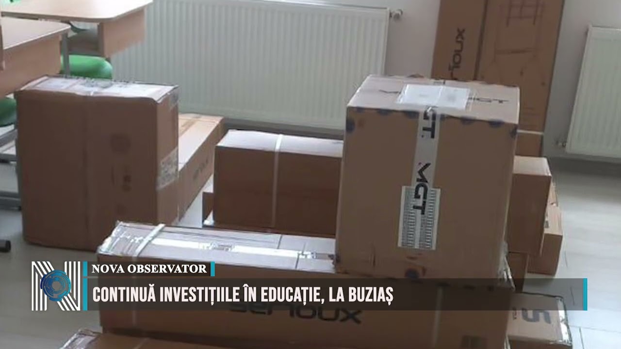 Continuă investițiile în educație, la Buziaș Continuă investițiile în educație, la Buziaș