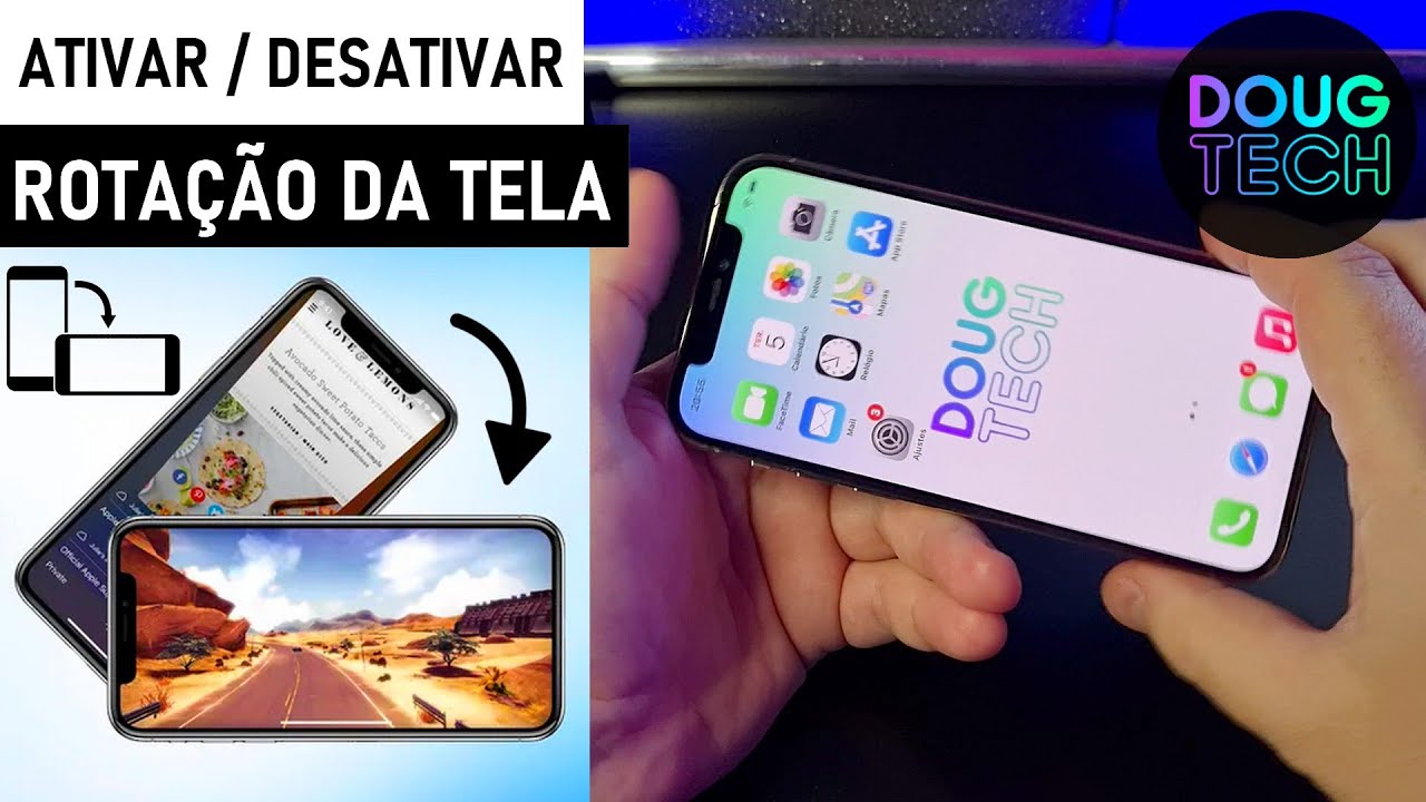 Girar a tela do iPhone ou iPod touch - Suporte da Apple (BR)