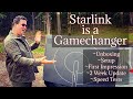 Starlink Satellite Internet-First Impressions