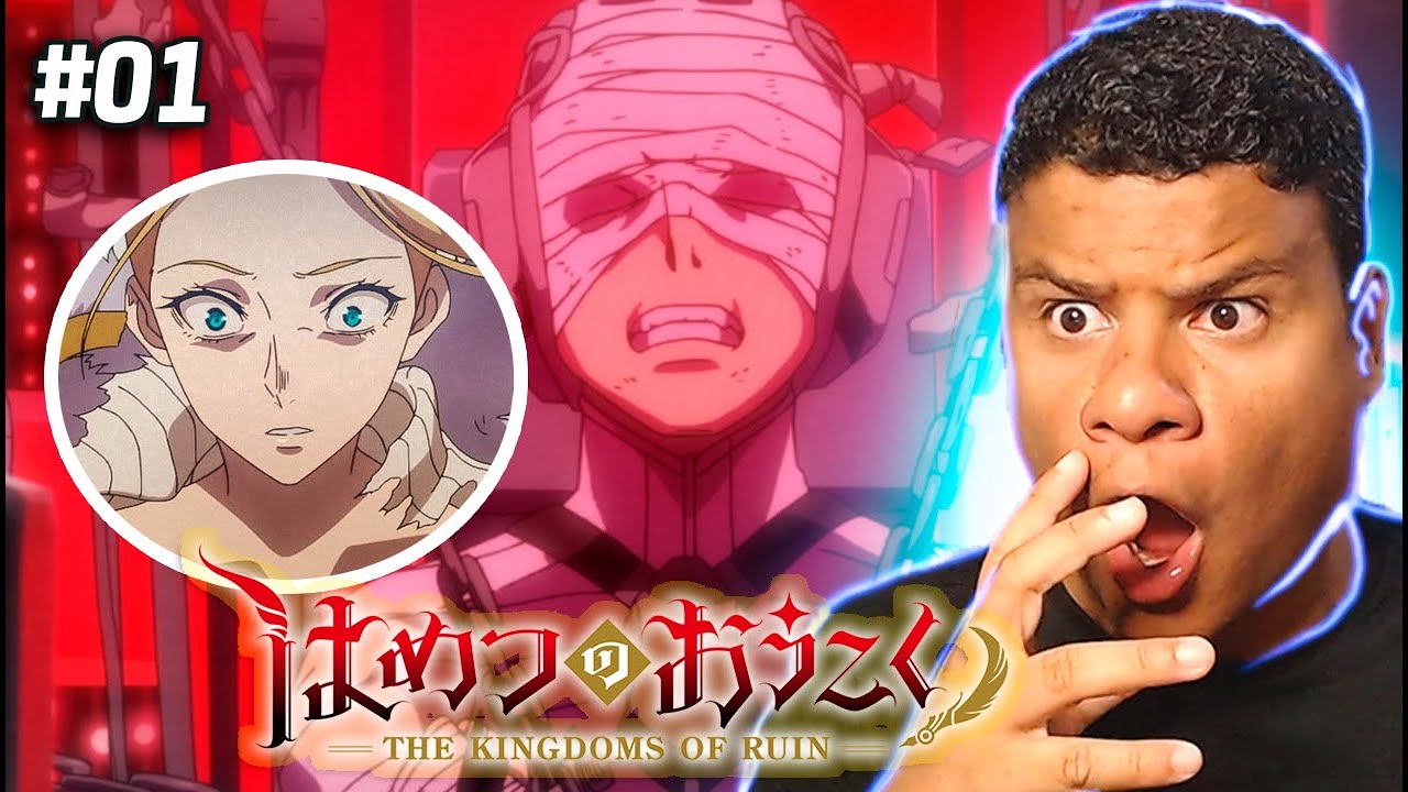 PRIMEIRA VEZ ASSISTINDO HAMETSU NO OUKOKU Ep 01 REACT!! - YouTube