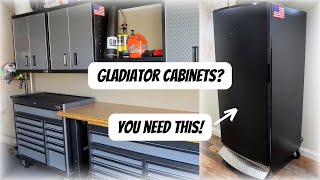 Gladiator Refrigerator GARF30FDGB | Best Garage Refrigerator - The Only Step-to-Open Door