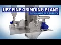 Maximum flexibility with hosokawa alpines fine impact mill upz