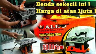 TABLE SAW MINI DARI ALDO TOOLS AND MAChINE | Mini Table Saw TBS 105