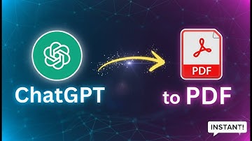 How to Save ChatGPT Conversation as PDF?