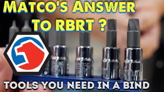 Matco Tools: Answer To RBRT? Twisted Hex Bits. Tools You Need To Have On Hand In A Bind.