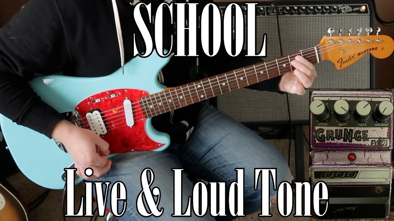 Nirvana Live & Loud Tone: School | Guitar Cover with DOD Grunge