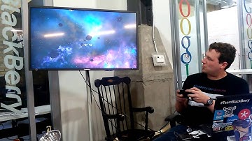 Unity space game on BlackBerry 10
