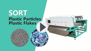 SG Belt Type Plastic Sorting Machine / Plastic Color Sorter